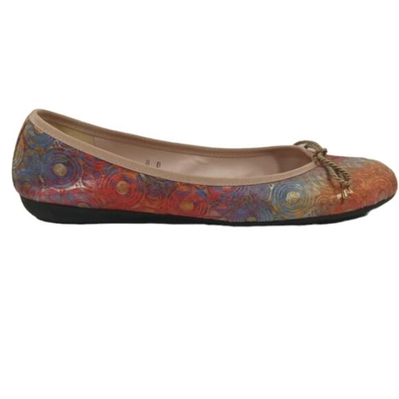 Paul Mayer Attitudes Ballet Flats GUC $245 size 8B S2527 - Picture 2 of 10